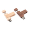 USB A und Typ c Holz-USB-Flashlaufwerk mit USB2.0/3.0-Schnittstellenart für schnelle Datenübertragung