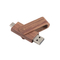 USB A und Typ c Holz-USB-Flashlaufwerk mit USB2.0/3.0-Schnittstellenart für schnelle Datenübertragung
